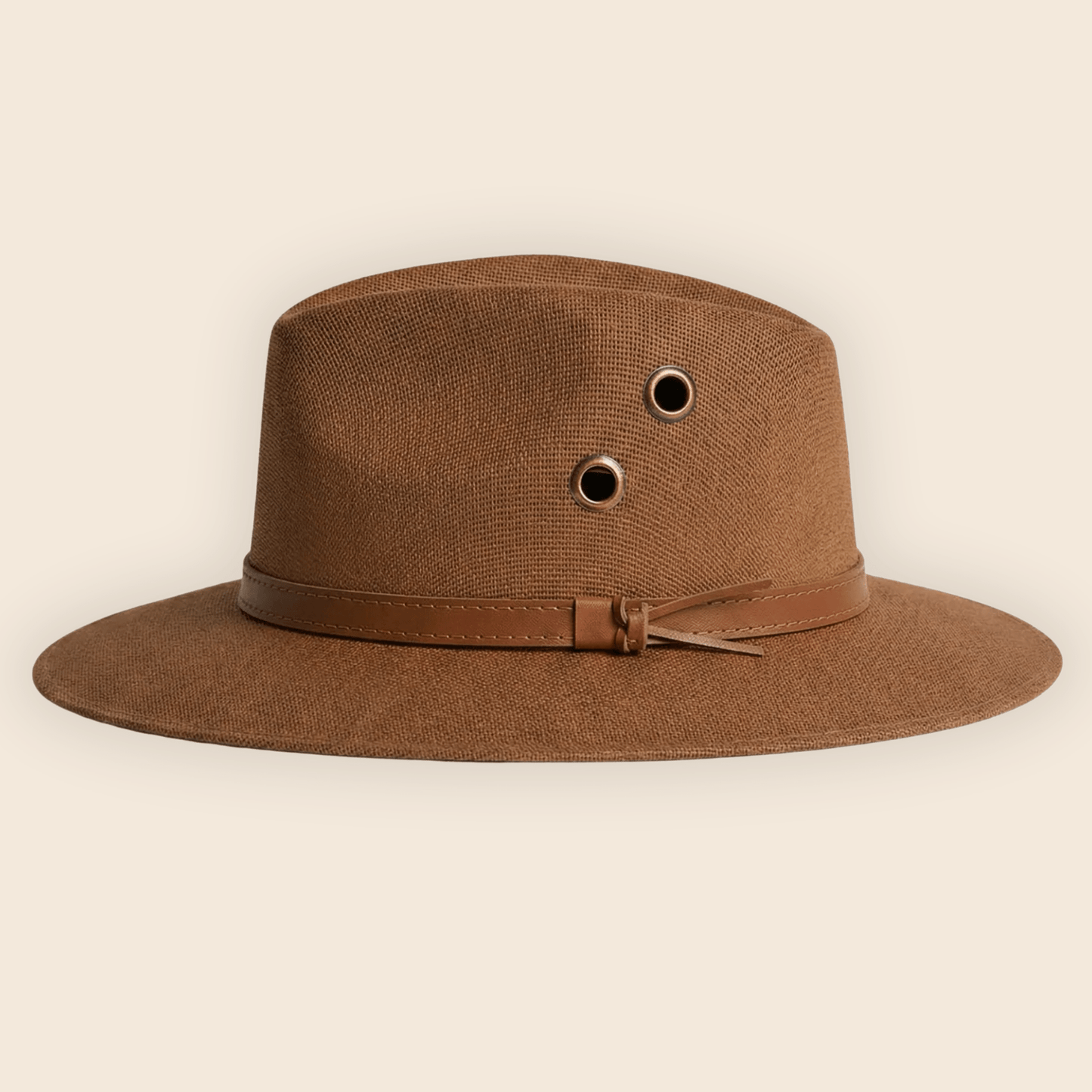 Sombrero Explorer Yute Café (Caballero) - Monarcas Artesanías