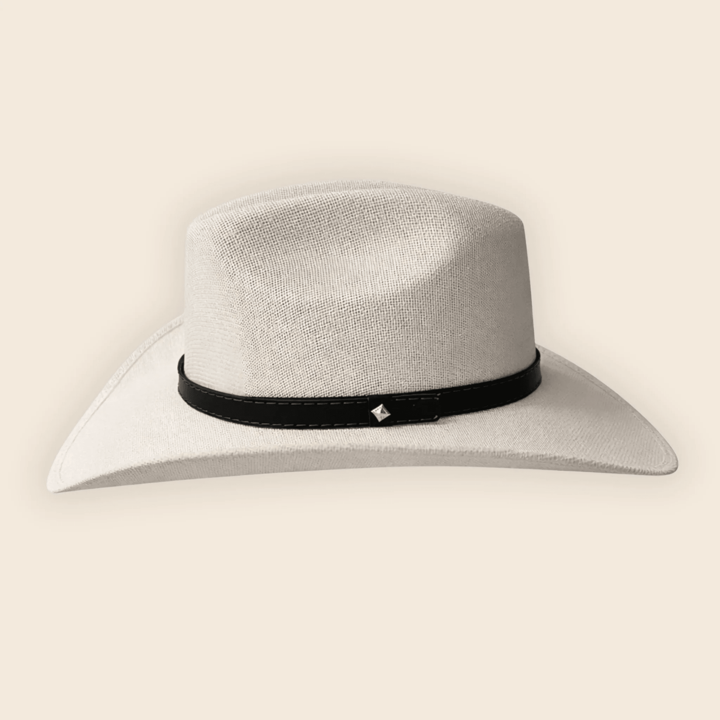 Sombrero Texana Yute Blanco (Caballero) - Monarcas Artesanías