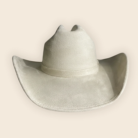 Sombrero Texana Gamuza Hueso (Caballero)