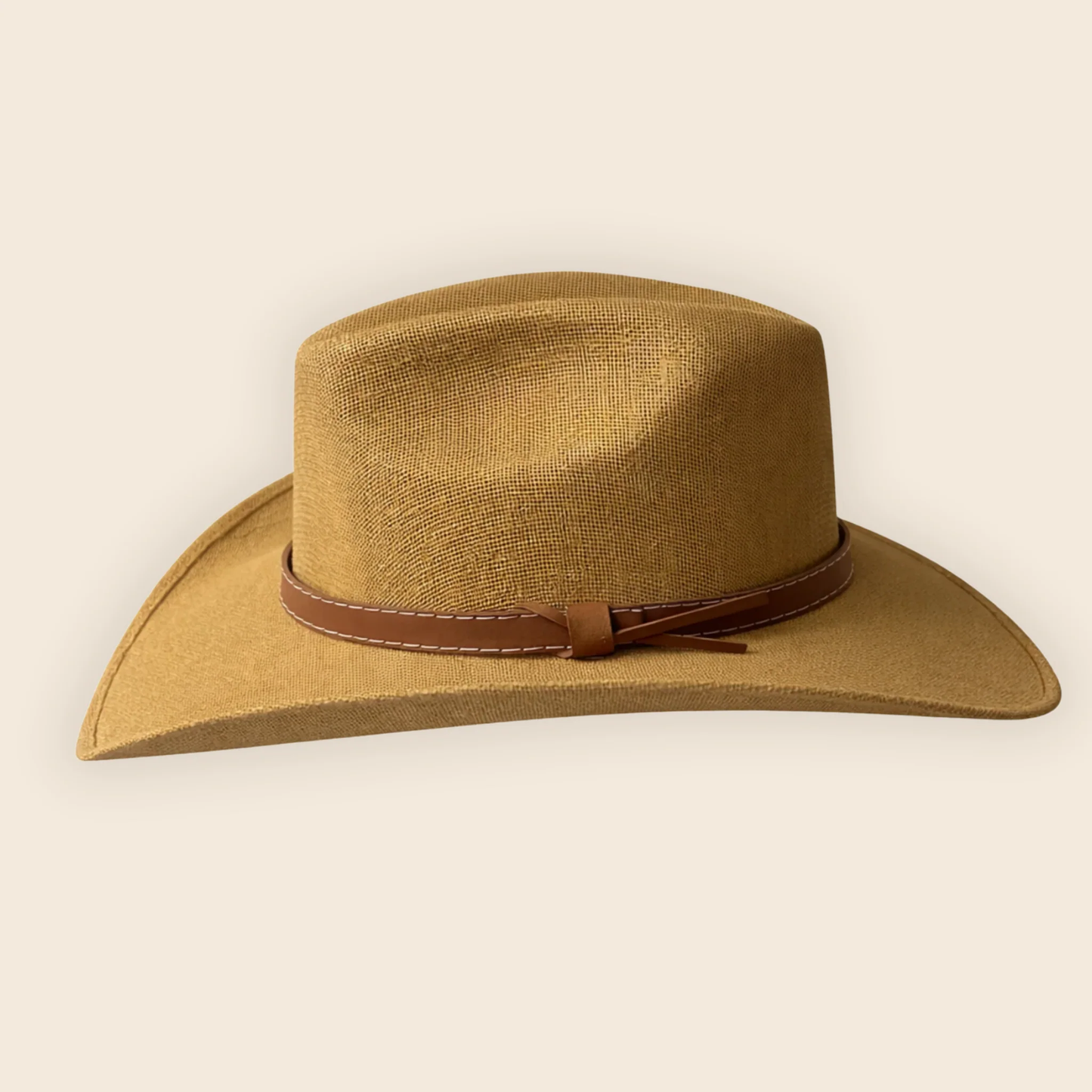 Sombrero Texana Yute Caqui (Caballero)
