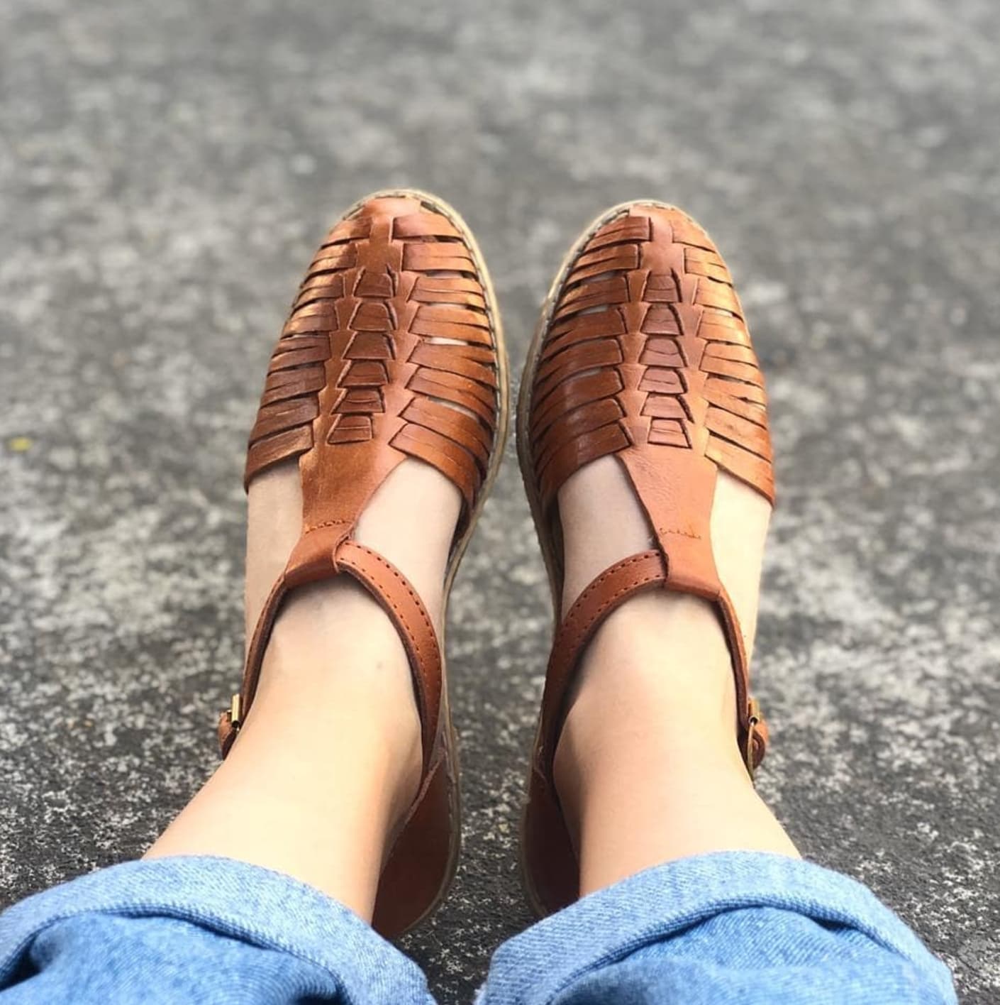 ▷ Huarache Artesanal Dama – Monarcas Artesanías