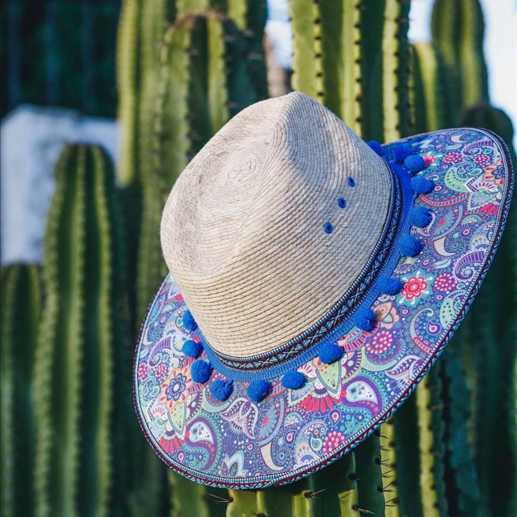 Sombrero Artesanal Mujer Playa Casual – Monarcas Artesanías