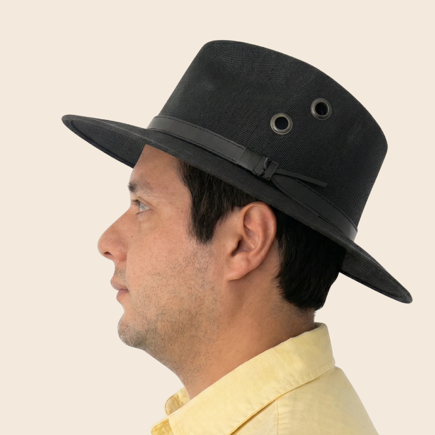 Sombrero Explorer Yute Negro (Caballero)
