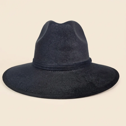 Sombrero Explorer Gamuza Negro (Caballero)