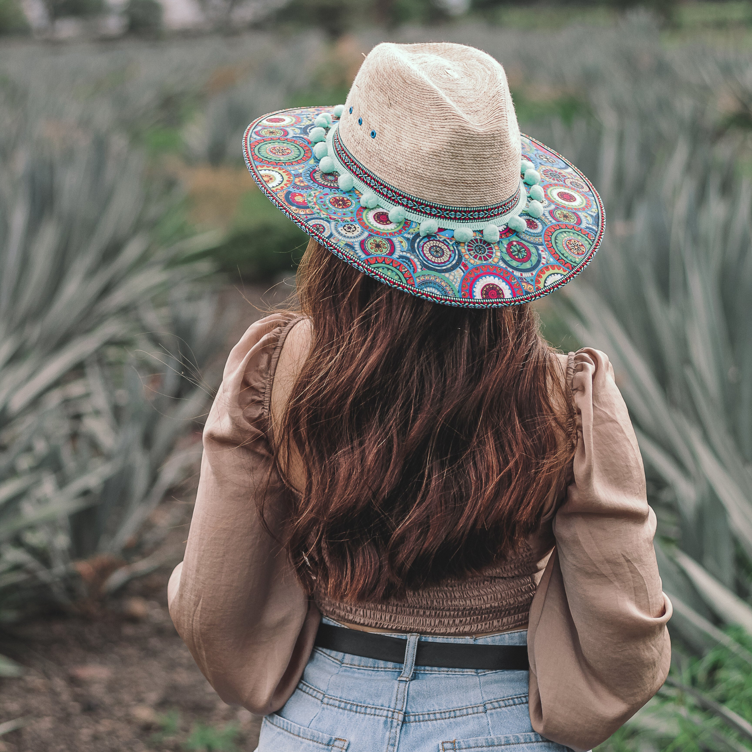 Sombrero Artesanal Mujer Playa Casual – Monarcas Artesanías