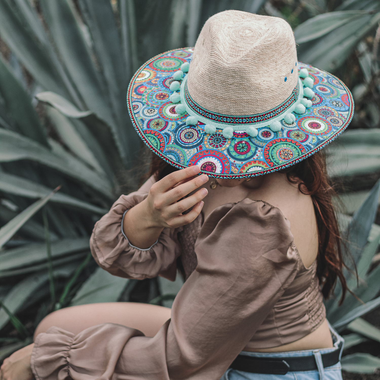 Sombrero Artesanal Mujer Playa Casual – Monarcas Artesanías
