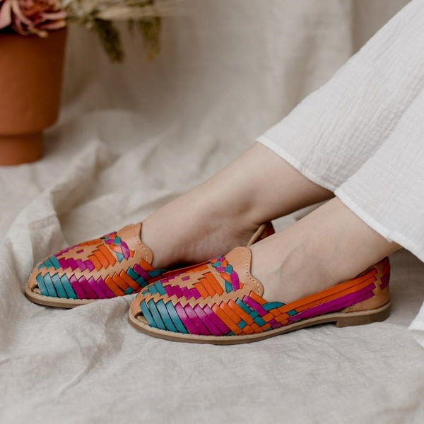 ▷ Huarache Artesanal Dama – Monarcas Artesanías