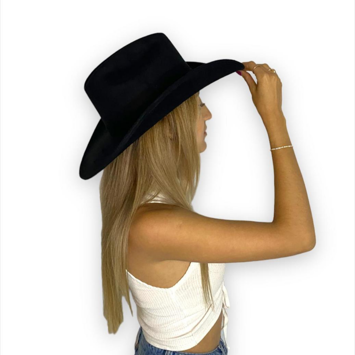 Sombrero Texana Negro ( Unisex )